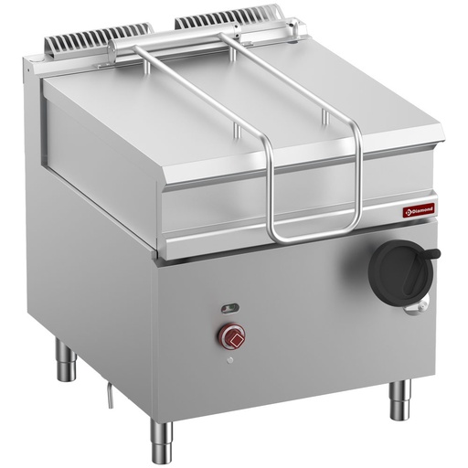[14782] E9/BRI8-N Sauteuse basculante électrique, cuve inox 80lit. sur meuble