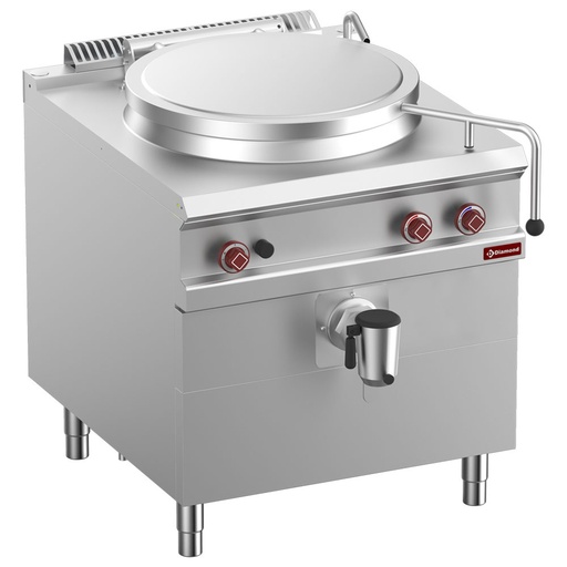 [14797] G9/M10D8-N Marmite gaz, cuve 100 lit. chauffage direct, sur meuble