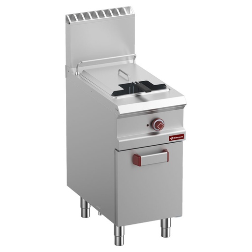 [14947] G7/F14A4-NY Friteuse gaz 1 cuve "Y" 14 litres sur armoire