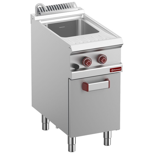 [14965] G7/CPA4-N Cuiseur à pâtes gaz 1 cuve 26 Lt (s/paniers), sur armoire