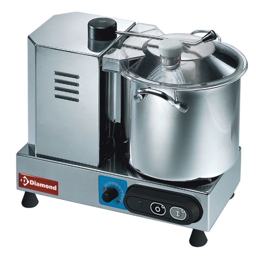 [15176] CSP/6V Cutter inox, 6 litres, variateur de vitesse