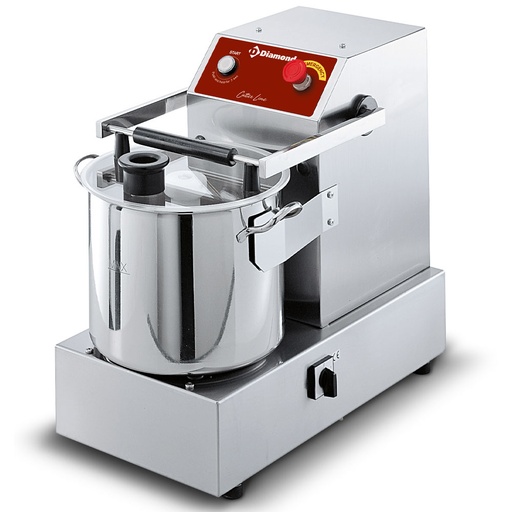 [15179] CSP2/15B Cutter inox, 15 Lit, de table, 2 vitesses