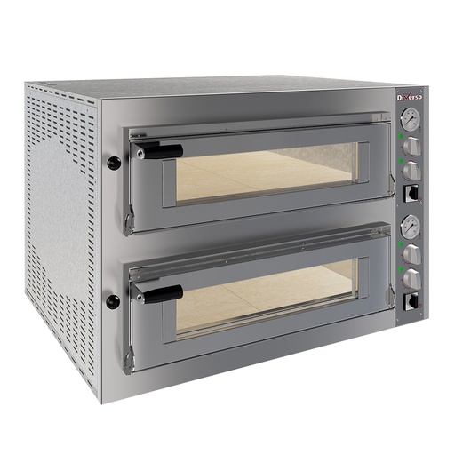 [15346] WR-FD24-MD Four électrique 2x 4 pizzas diam.350mm, 2 chambres