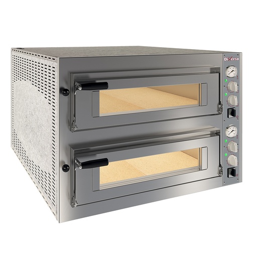 [15347] WR-FD26-MF Four électrique 2x 6 pizzas diam.350mm, 2 chambres